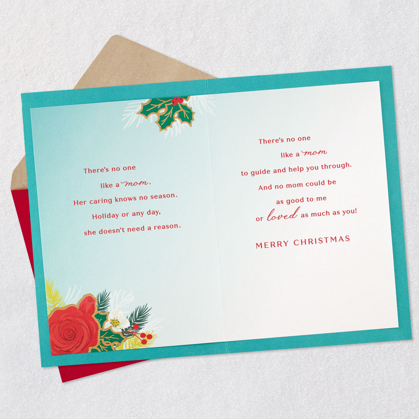No One Like You Christmas Card for Mom, , large image number 4