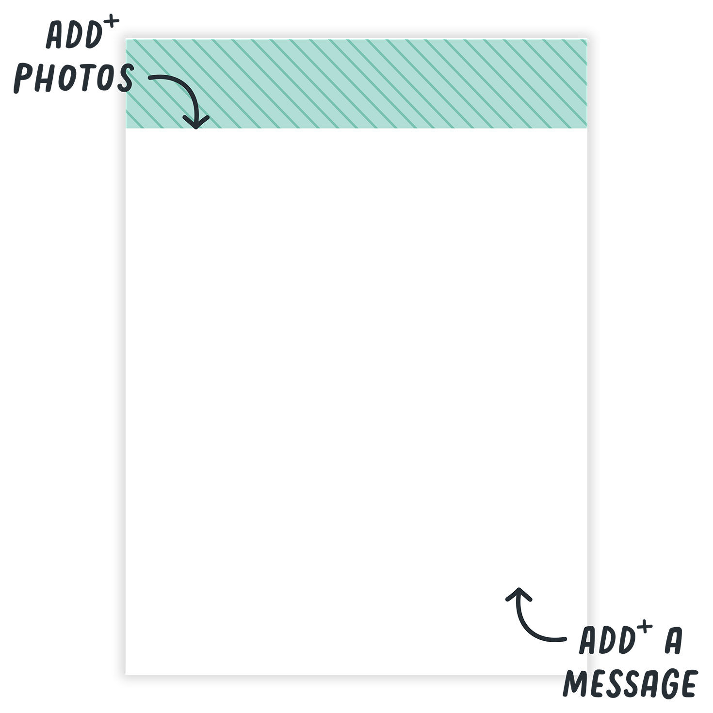 Personalized Shadow Lettering Love Photo Card  image number 3