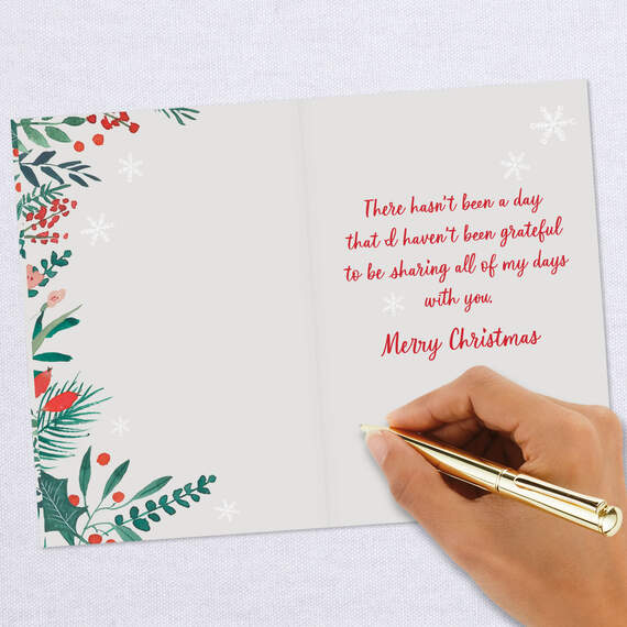 Sharing All My Days With You Christmas Card for Husband, , large image number 6