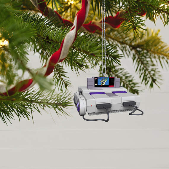 Nintendo Super Nintendo Entertainment System™ Console Ornament With Light and Sound, , large image number 2