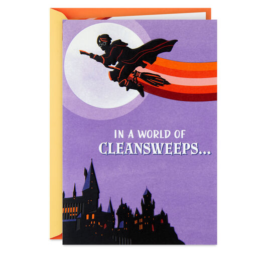 Harry Potter™ You're a Firebolt Halloween Card, 