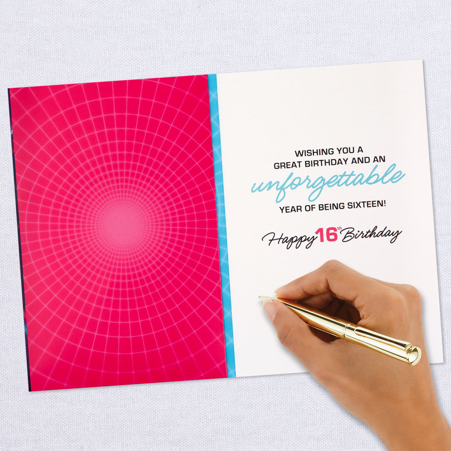 The Fun Has Begun Musical Light-Up 16th Birthday Card, , large image number 6