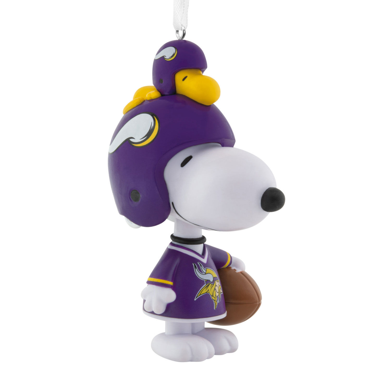 Peanuts® Snoopy & Woodstock NFL Minnesota Vikings Bobblehead Hallmark Ornament