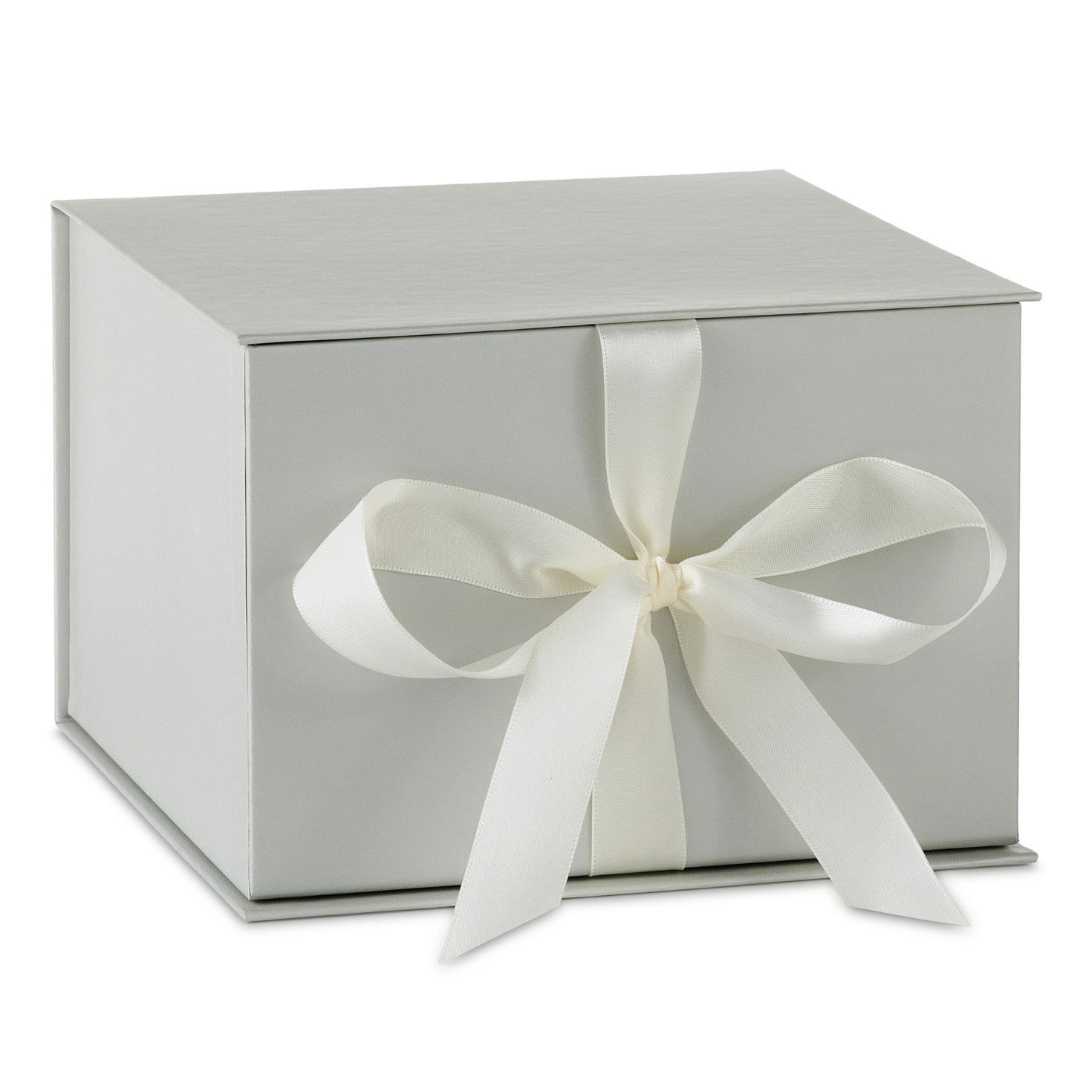 7.2" Pearl White Large Square Gift Box