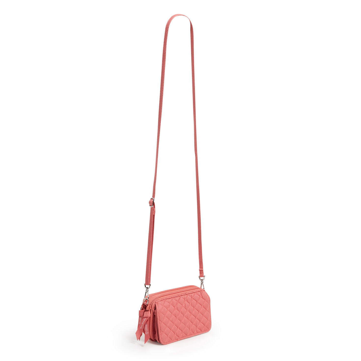 Vera Bradley RFID All in One Crossbody Purse in Terra Cotta Rose