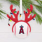 Angels Reindeer Baseball Christmas Ornament hanging on tree image number 2