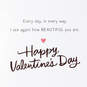 How Beautiful You Are Romantic Valentine's Day Card, , large image number 3