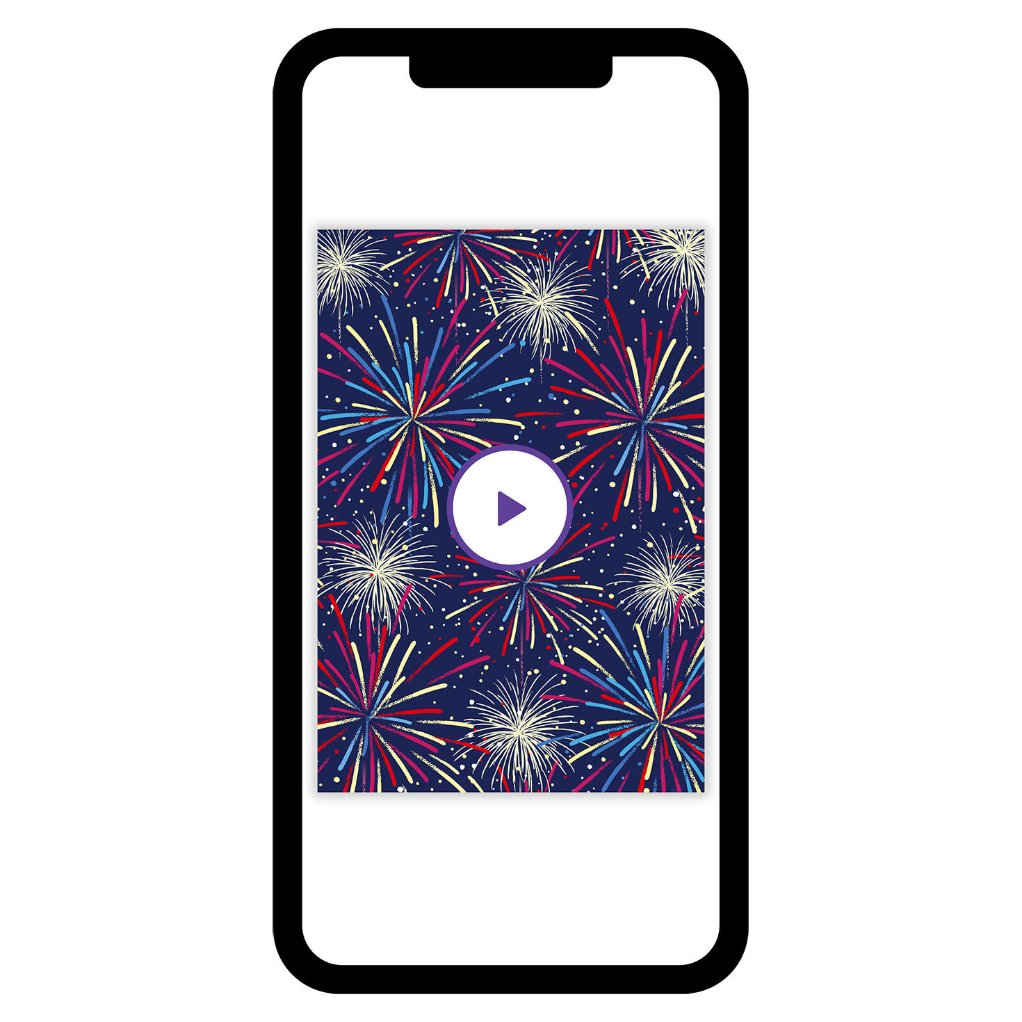 Fireworks Custom Celebration eCard