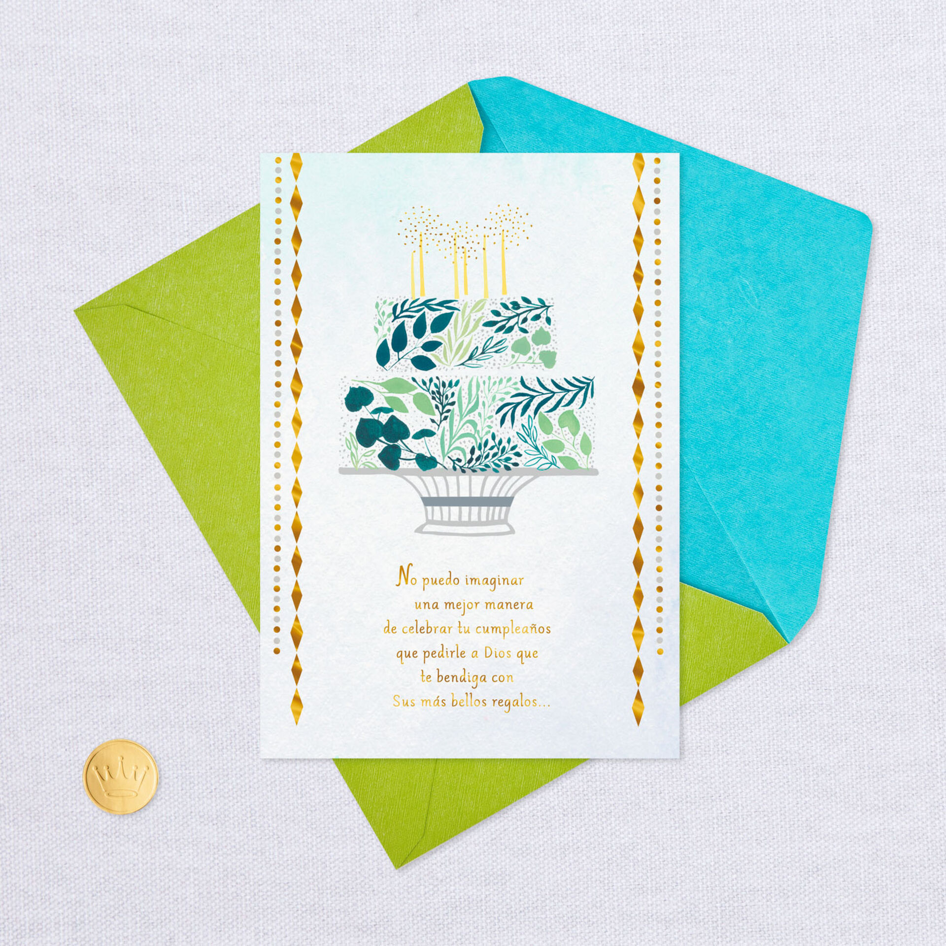 Wishes for Blessings Spanish-Language Birthday Card - Greeting Cards