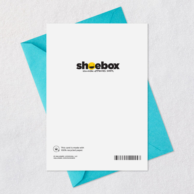 Cake With Writing Funny Birthday Card Card Back with Envelope image number 7