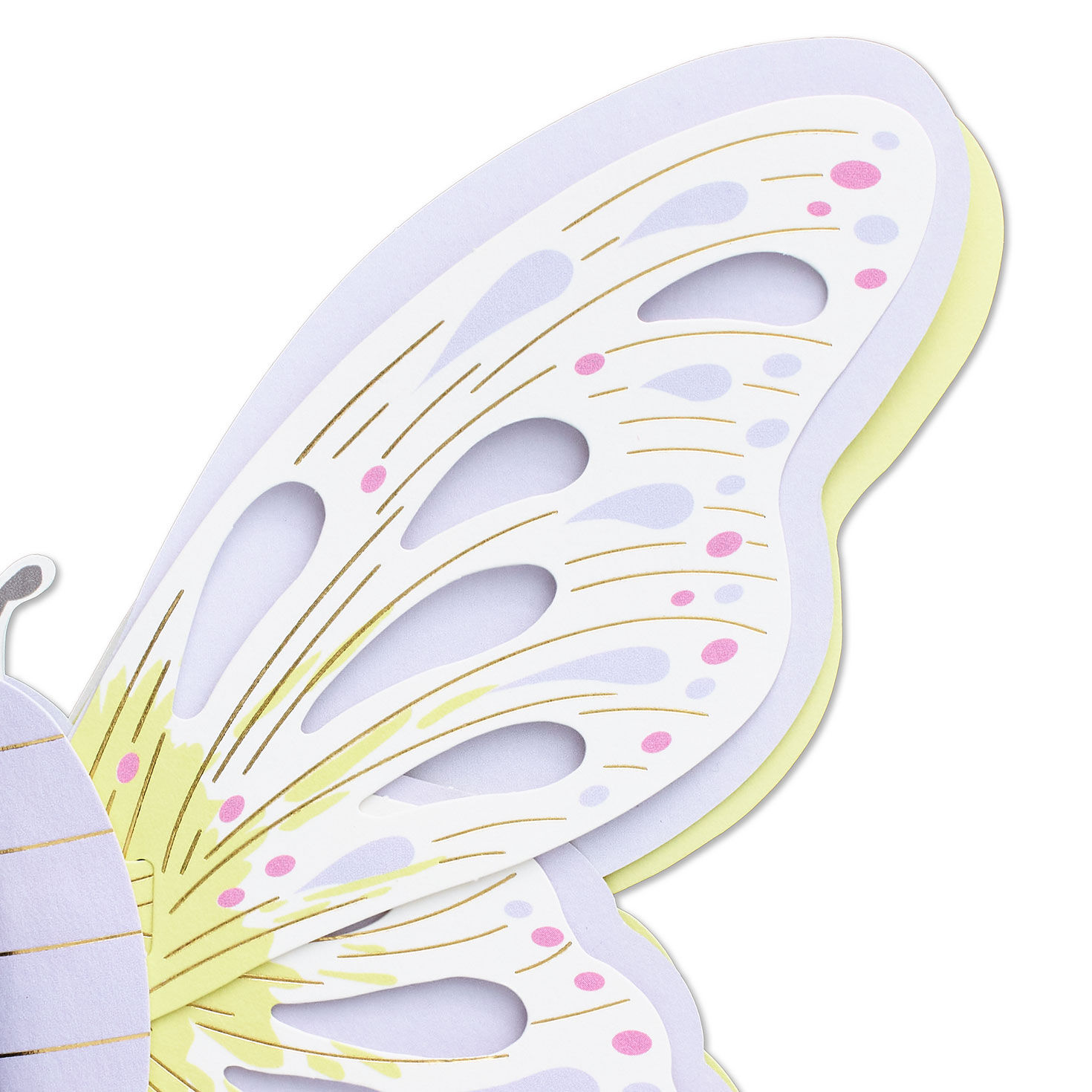 Beautiful Butterfly Paper Craft Mother's Day Card Card Front Detail image number 4