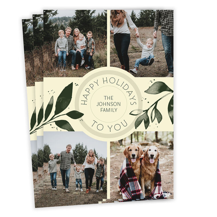 Happy to You Flat Holiday Photo Card
