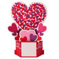 Hearts Musical 3D Pop-Up Valentine's Day Card With Light, , large image number 3