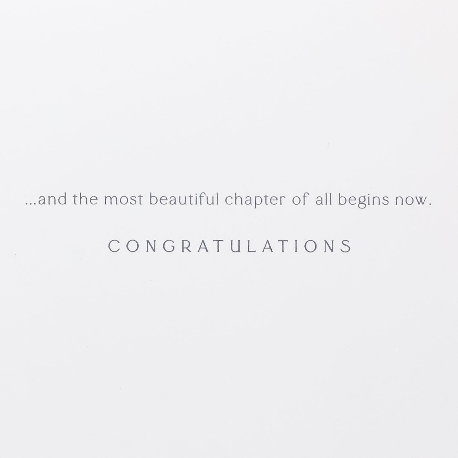 Ornate Flowers in Navy Heart Wedding Card Sentiment image number 2