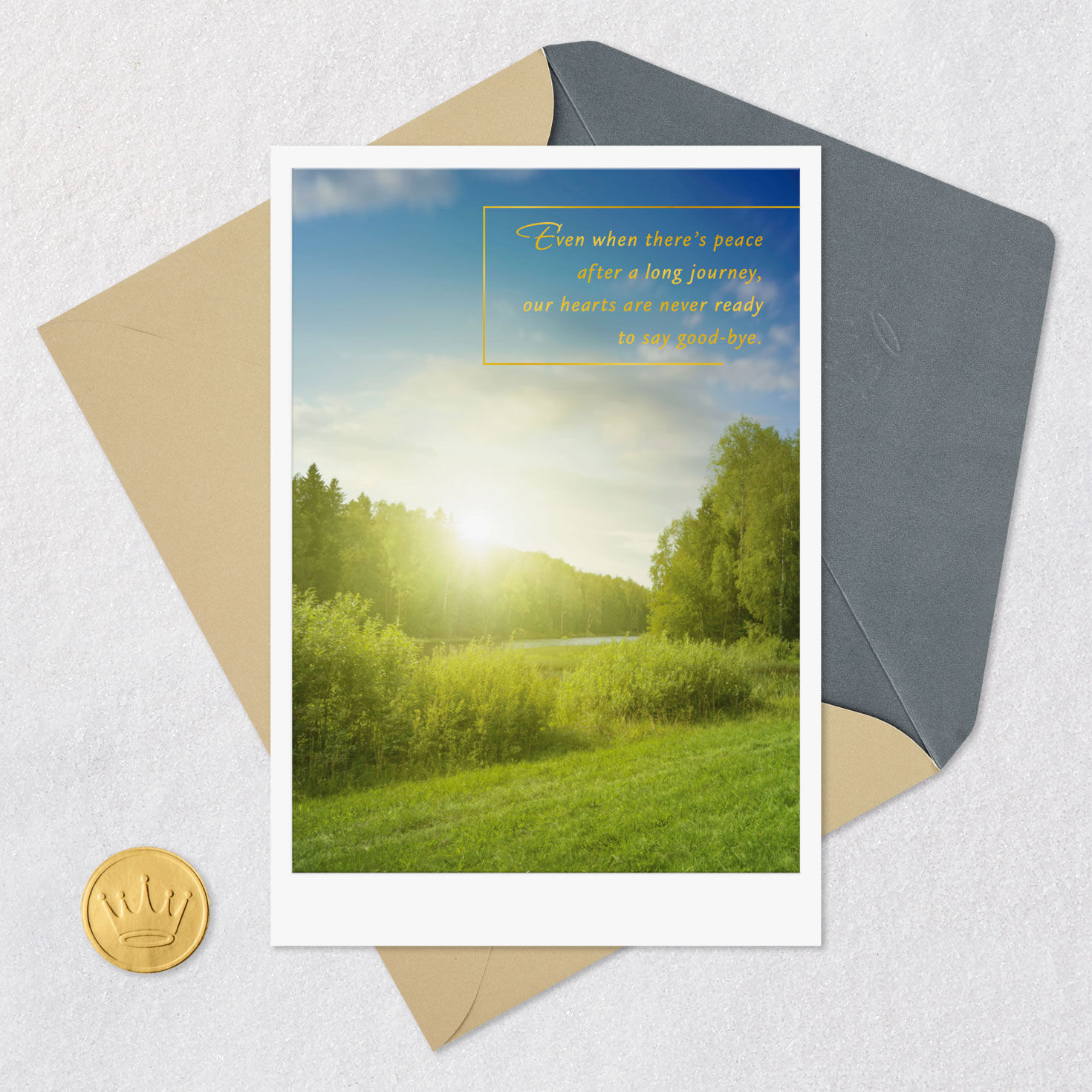 Never Ready to Say Good-Bye Sympathy Card for Loss After Long Illness for only USD 2.99 | Hallmark