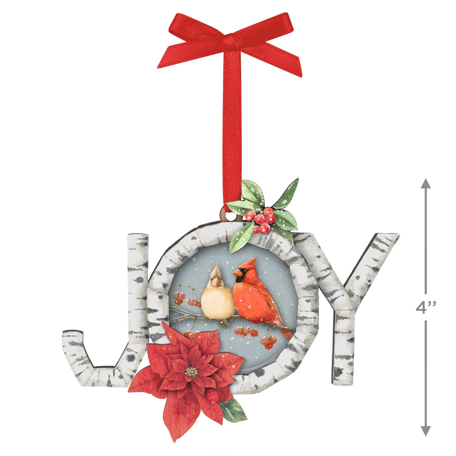 Marjolein Bastin Charming Cardinals Papercraft Ornament for only USD 25.99 | Hallmark