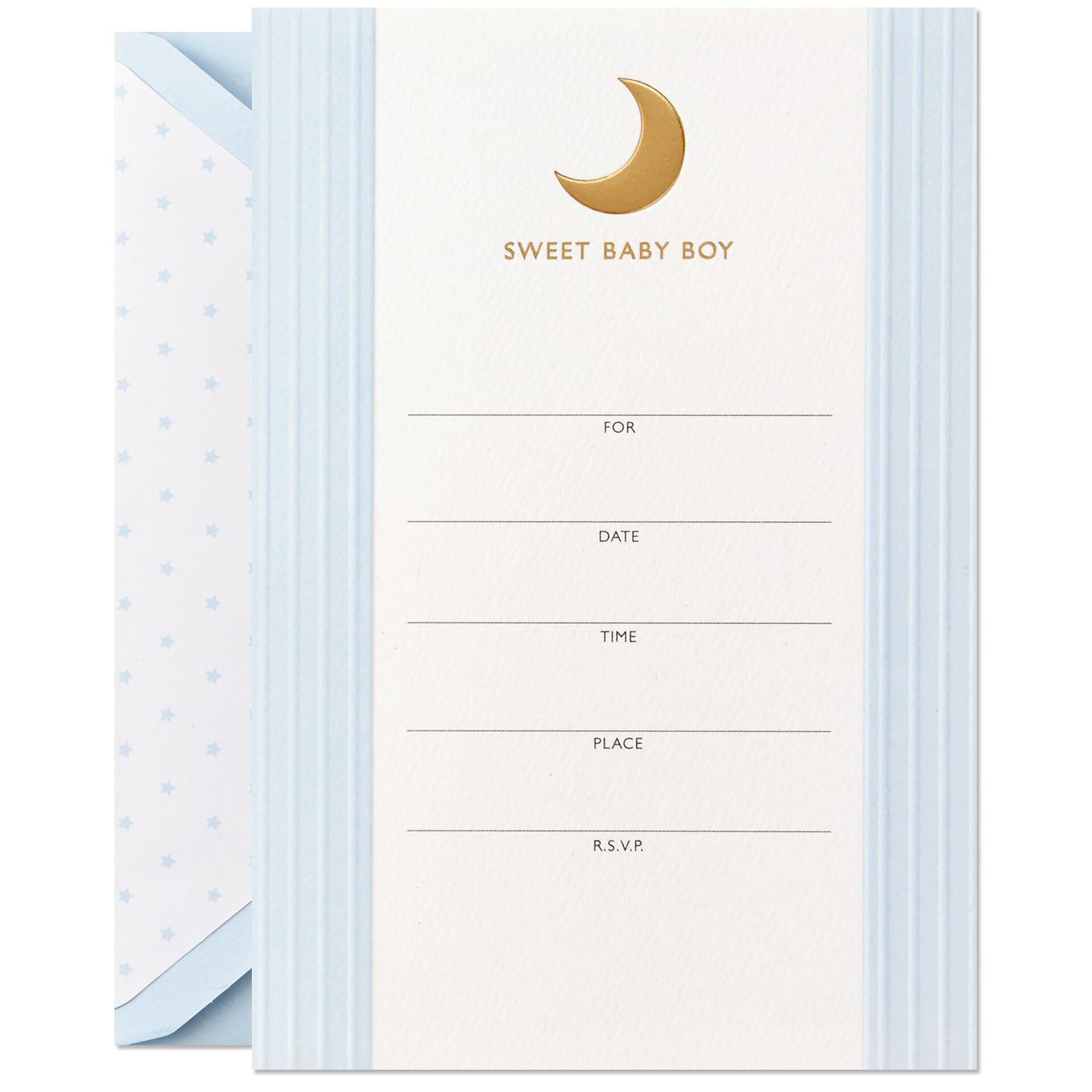 Sweet Baby Boy Shower Invitation, Box of 12 Invitations Hallmark