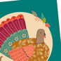 Retro Quilted Turkey Thanksgiving Cards Pack  image number 4