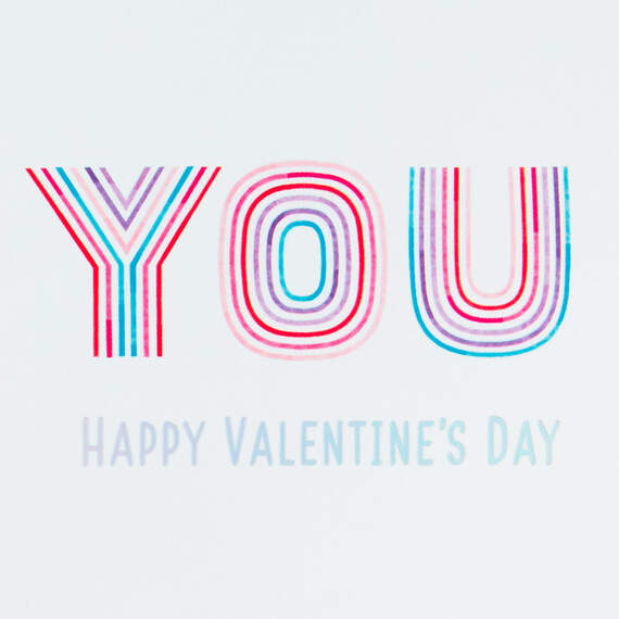 Love You Letters Valentine's Day Card, , large image number 2