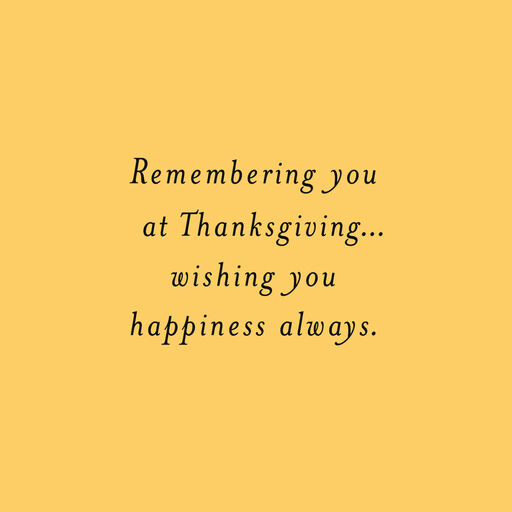 Fall Basket Thinking of You Thanksgiving Card, 