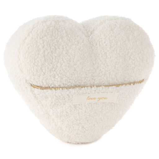 Heart Pillow With Pocket, 