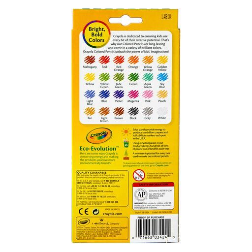 Crayola Erasable Colored Pencils, 24-Count, 