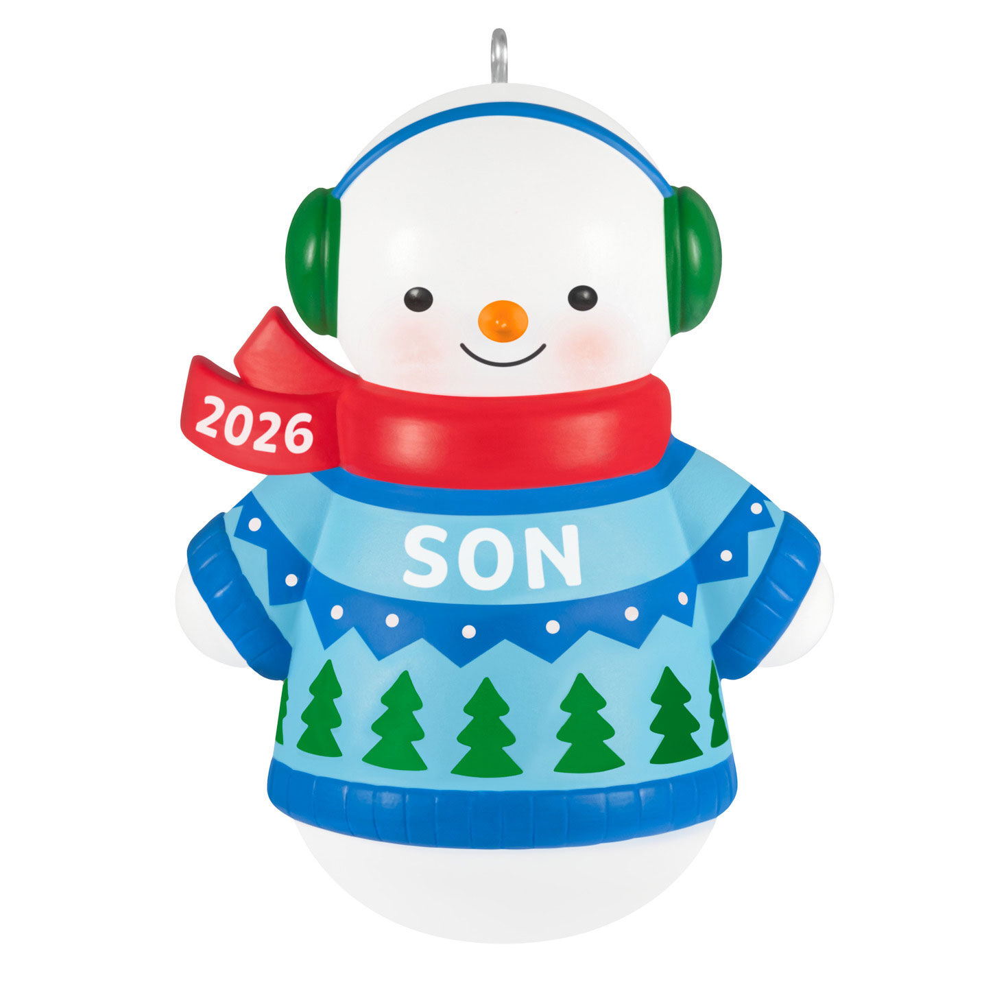 Son Snowman 2026 Ornament