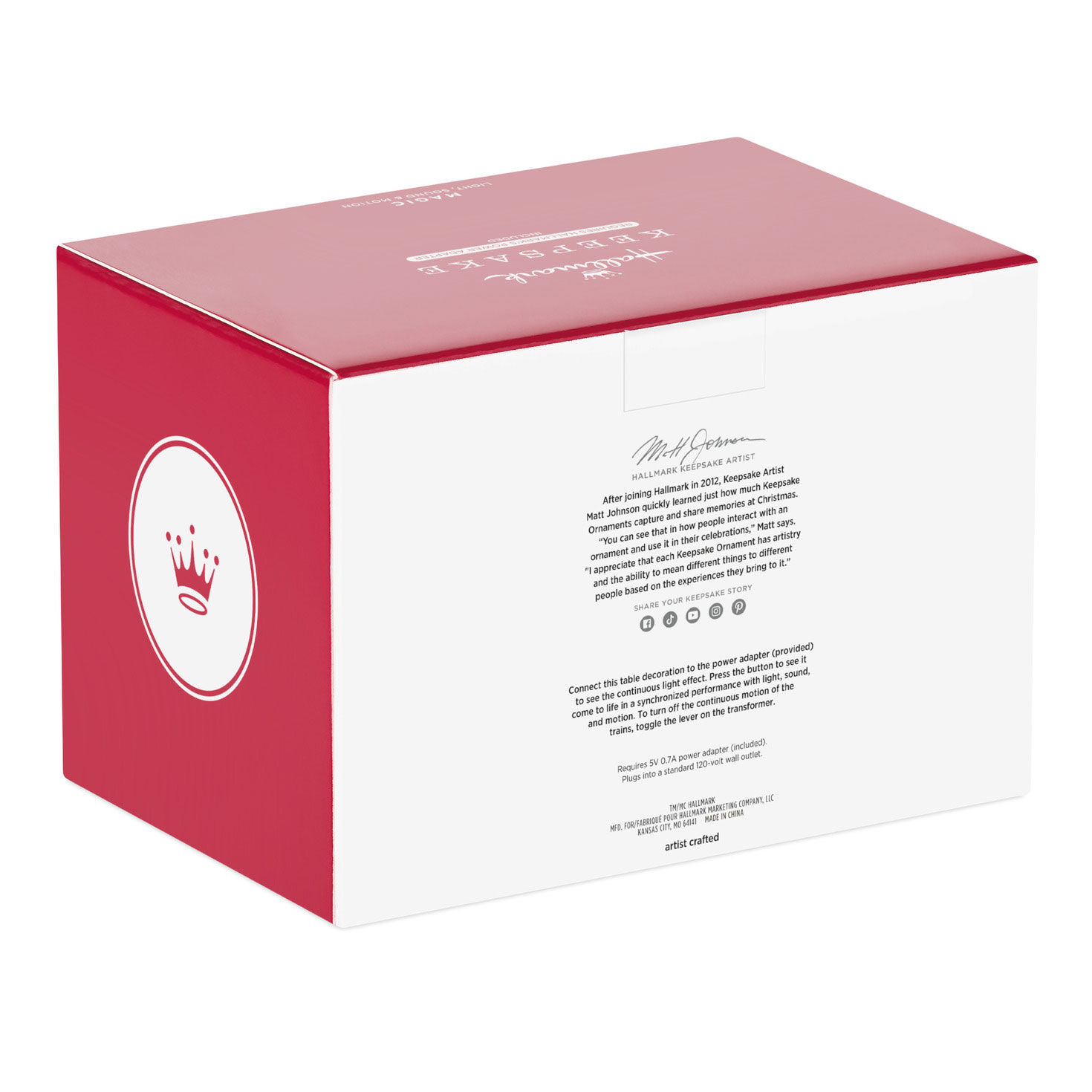 Lionel Trains Lionelville Tabletop Decoration package back image number 7