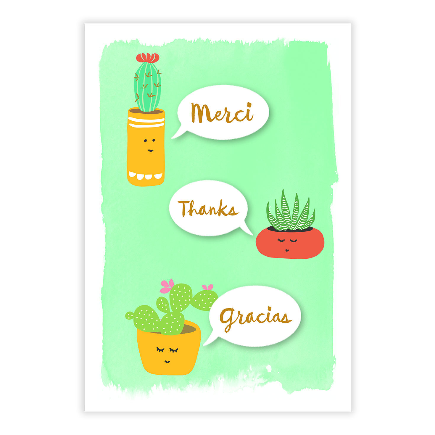 Merci Thanks Gracias Thank-You eCard, , large image number 2