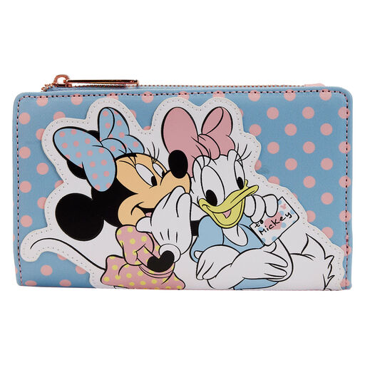 Loungefly Minnie Pastel Color Block Dots Wallet, 