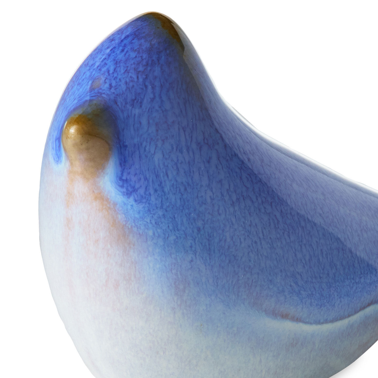 Blue Jay Ceramic Bird Figurine closeup view image number 3