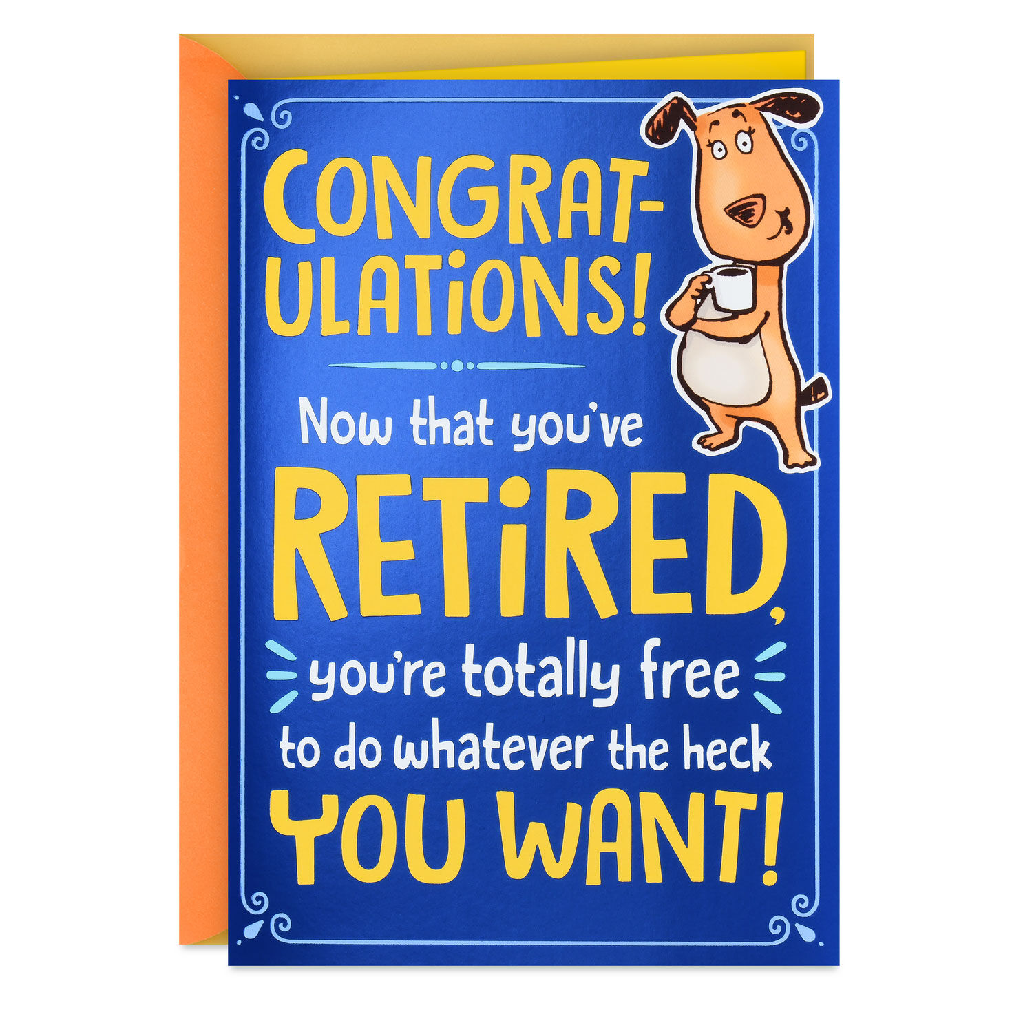 Official License to Chill Funny Retirement Card With Certificate