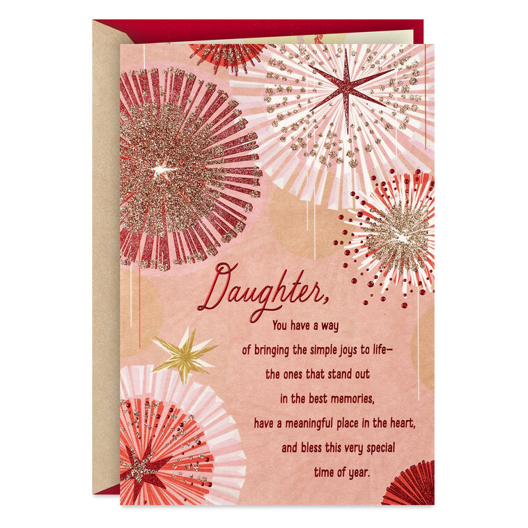 You're Such a Beautiful Gift Religious Christmas Card for Daughter