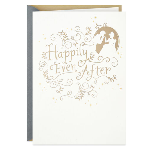 Disney Cinderella Happily Ever After Anniversary Card for Couple, 