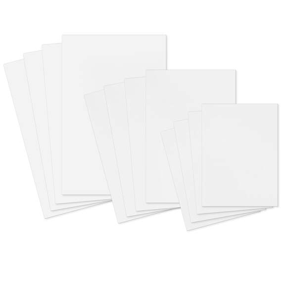 White 12-Pack Small, Medium and Large Gift Boxes Assortment, , large image number 6