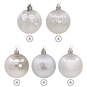 24-Piece Silver Shatterproof Hallmark Ornaments Set, , large image number 4