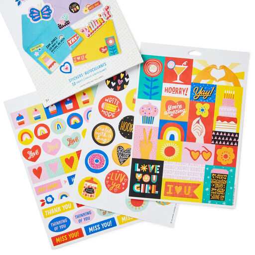 Decorate and Send Colorful Sticker Book, 