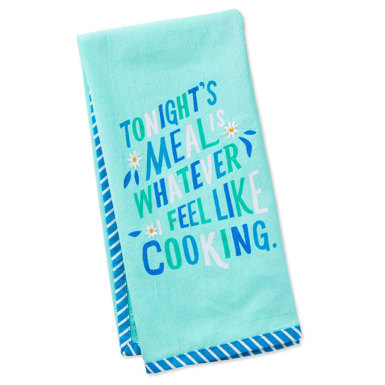 Tonight's Meal Tea Towel, 18x26