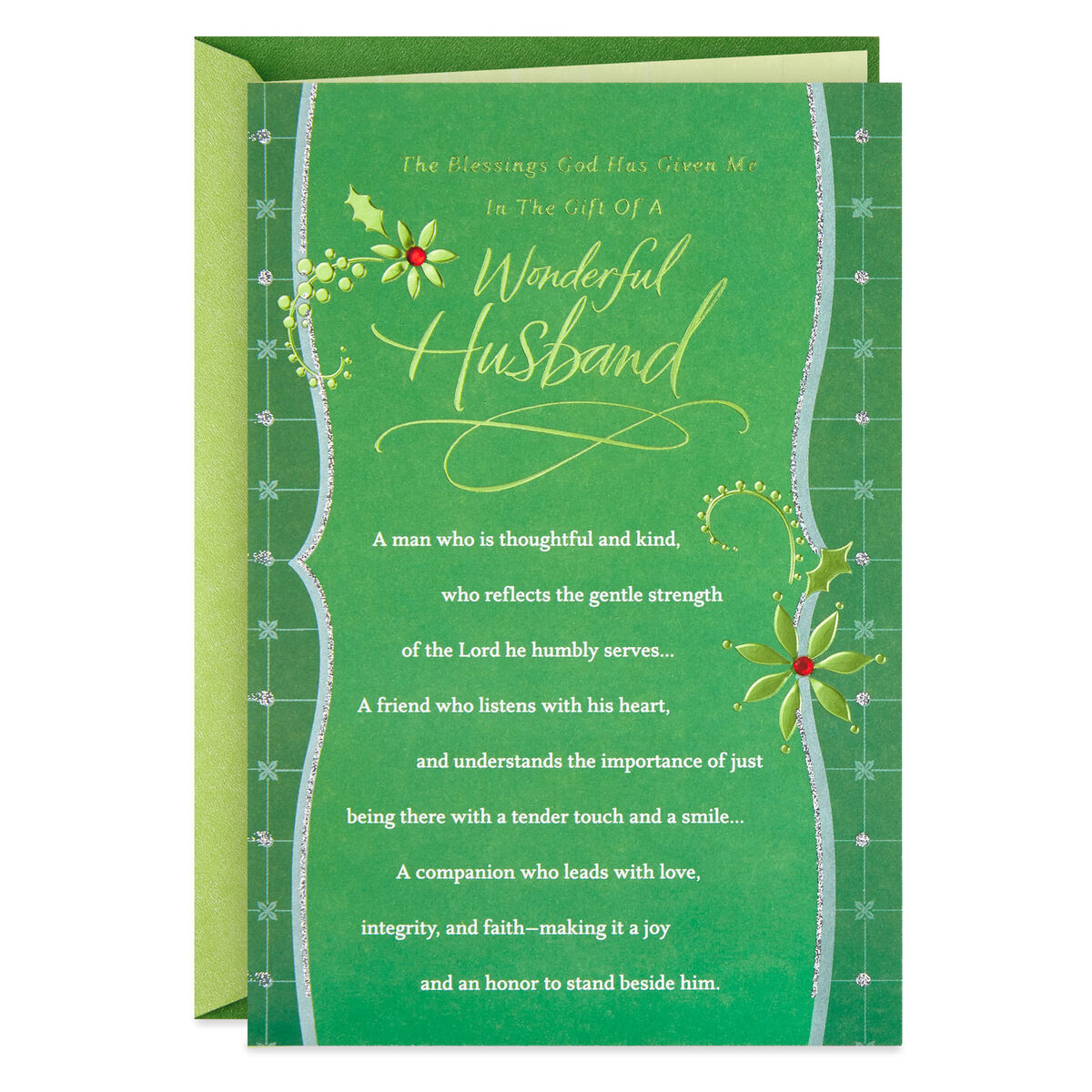 Blessings From God Religious Christmas Card for Husband - Greeting Cards - Hallmark