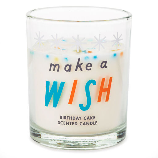 Make a Wish Birthday Cake Jar Candle, 