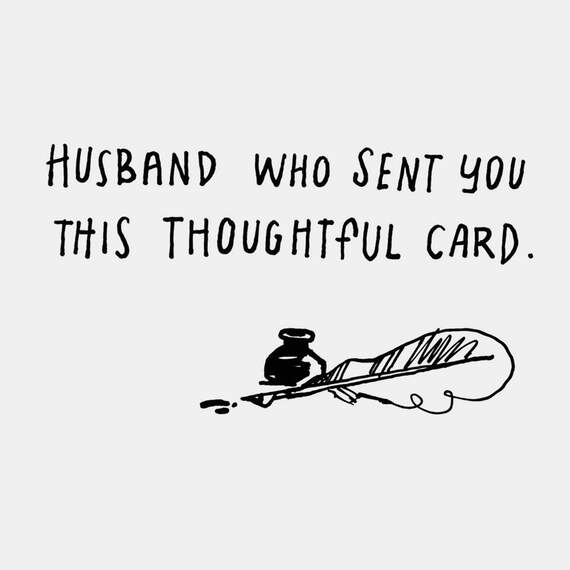 Thoughtful Husband Poem Funny Birthday Card for Wife, , large image number 2