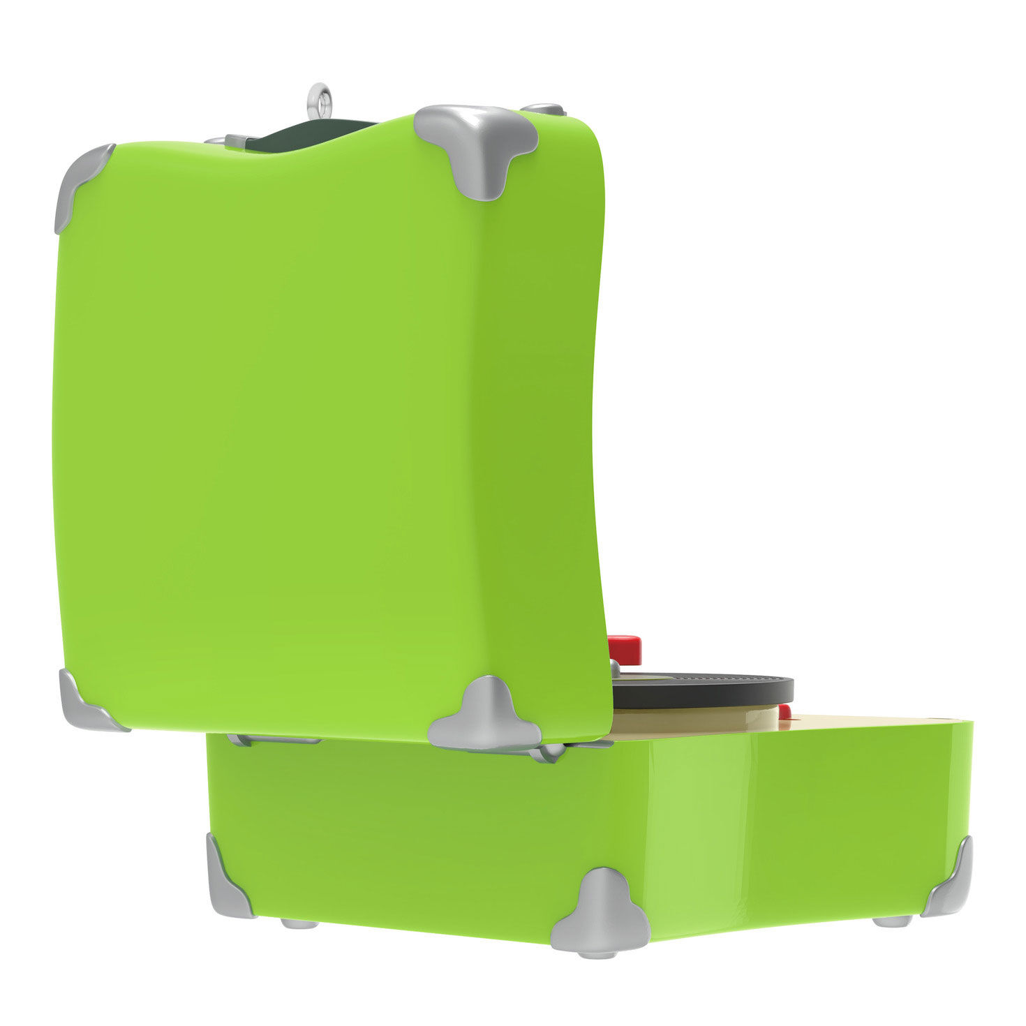 Grinch Record Player Keepsake Ornament Back image number 6