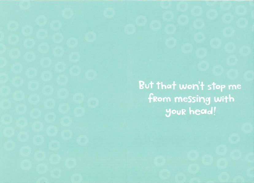 Head Games Sister Birthday Card