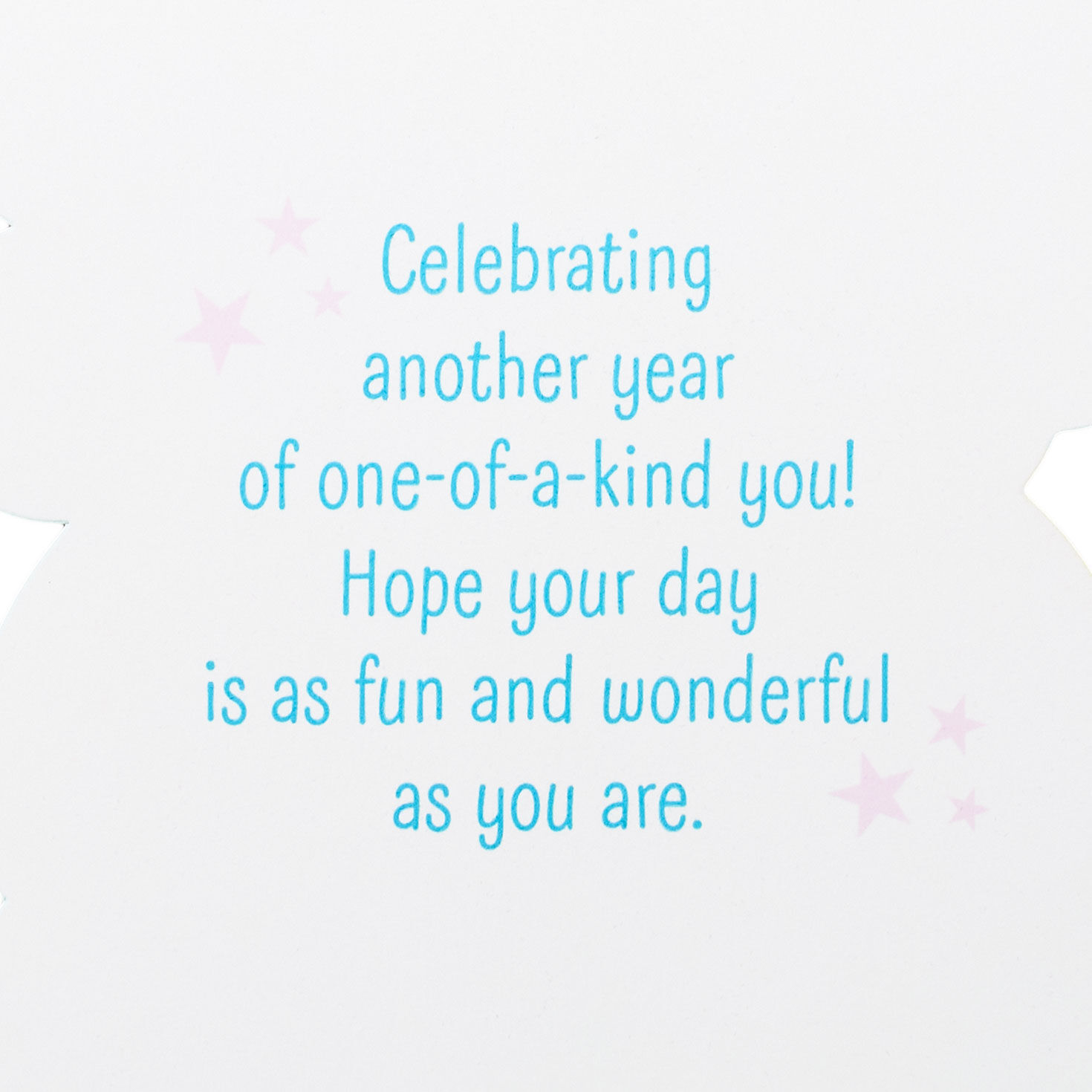 Pink and Blue Panda Kids Birthday Card Sentiment image number 2