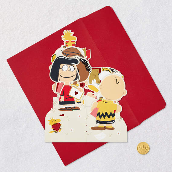 Jumbo The Peanuts Gang® 3D Pop-Up Valentine's Day Card, , large image number 7
