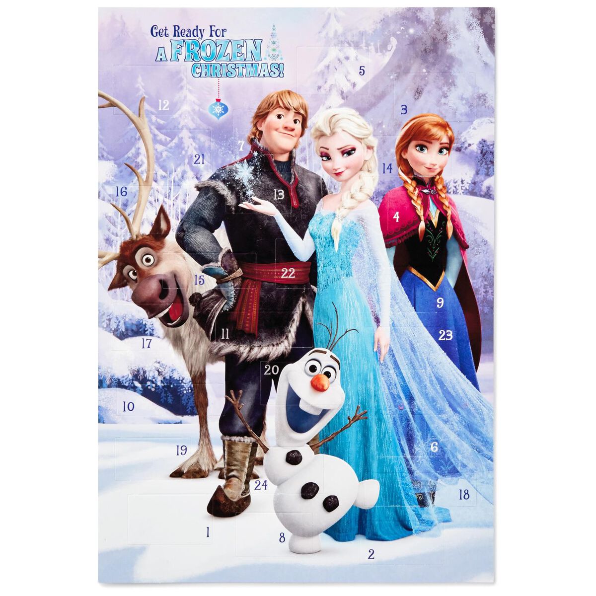 Disney Frozen Advent Calendar Seasonal Decor Hallmark