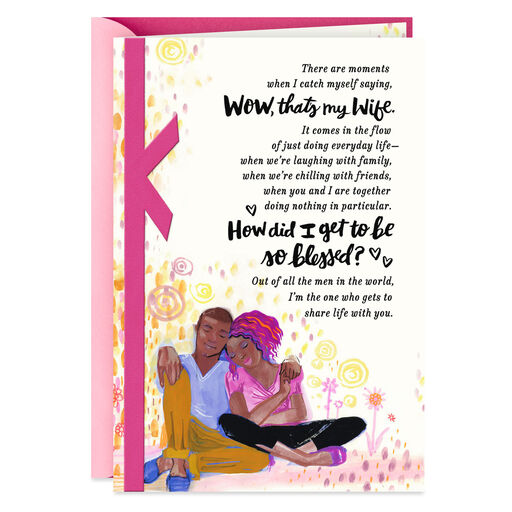Grateful Husband Religious Birthday Card for Wife, 