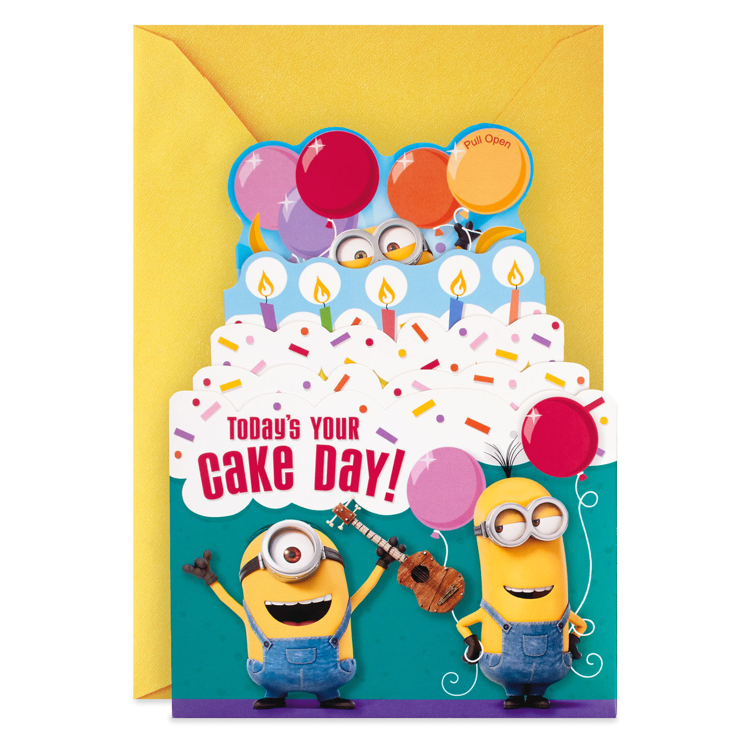 Despicable Me Minions Extra Happy Birthday Sound Card Greeting