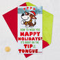 Dog's Tongue Pop-Up Money Holder Christmas Card Card Front with Envelope and Gold Seal image number 6