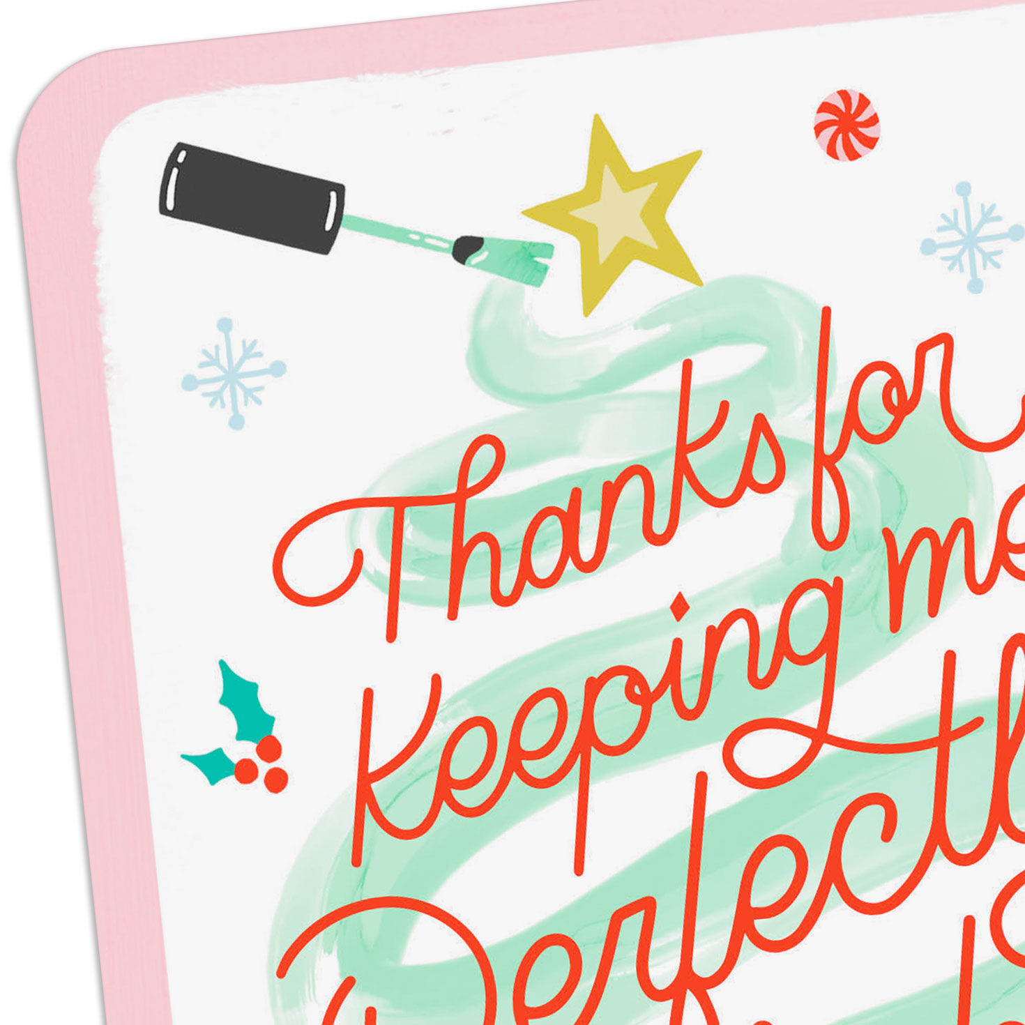 Perfectly Polished Christmas Thank-You Card for Nail Technician, , large image number 4
